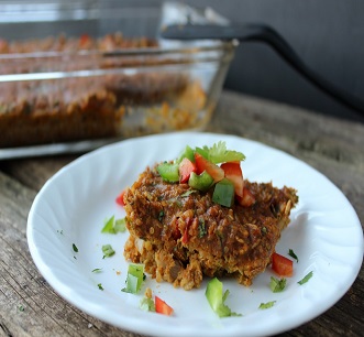 Mexican Lentil Quinoa Bake