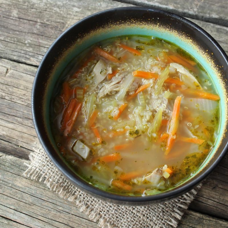 turkey quinoa soup