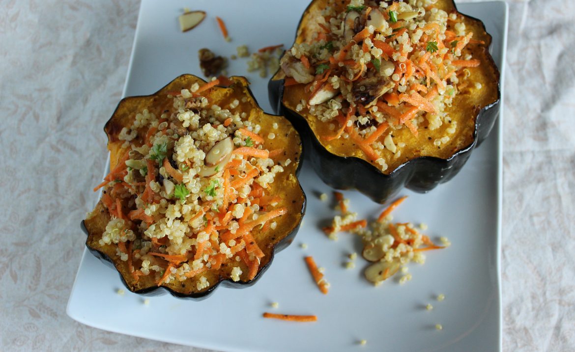 Quinoa Stuffed Acorn Squash