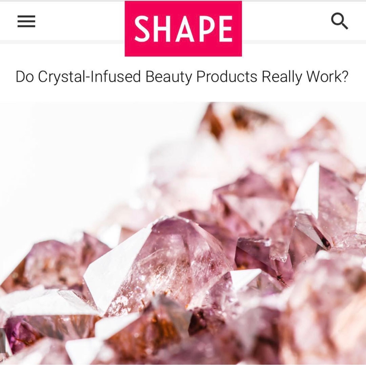 Shape Magazine features Crystal Moon Goddess