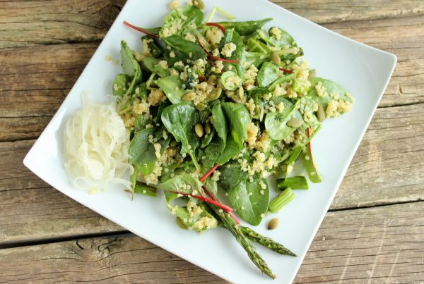 Roasted Asparagus and Quinoa Salad