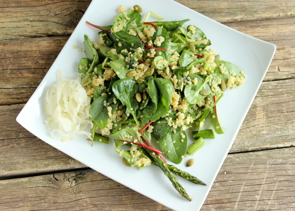 Roasted Asparagus & Quinoa Salad