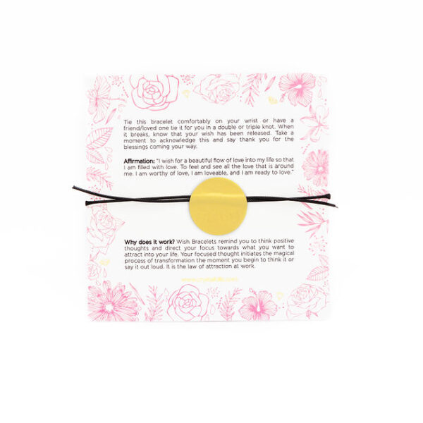 Make a Wish Bracelet - A little wish for love