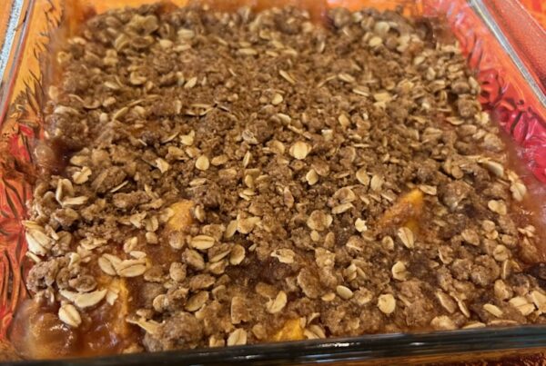 Peach Crumble