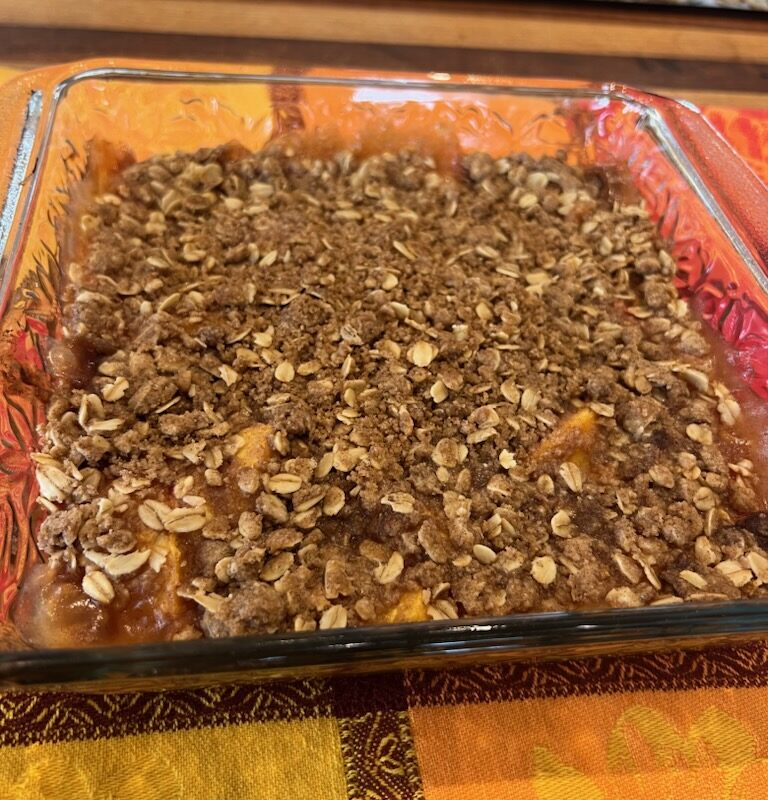 Peach Crumble