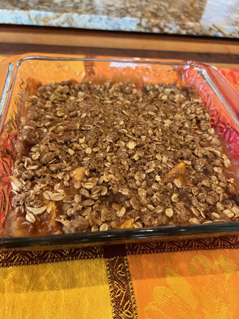 Peach Crumble