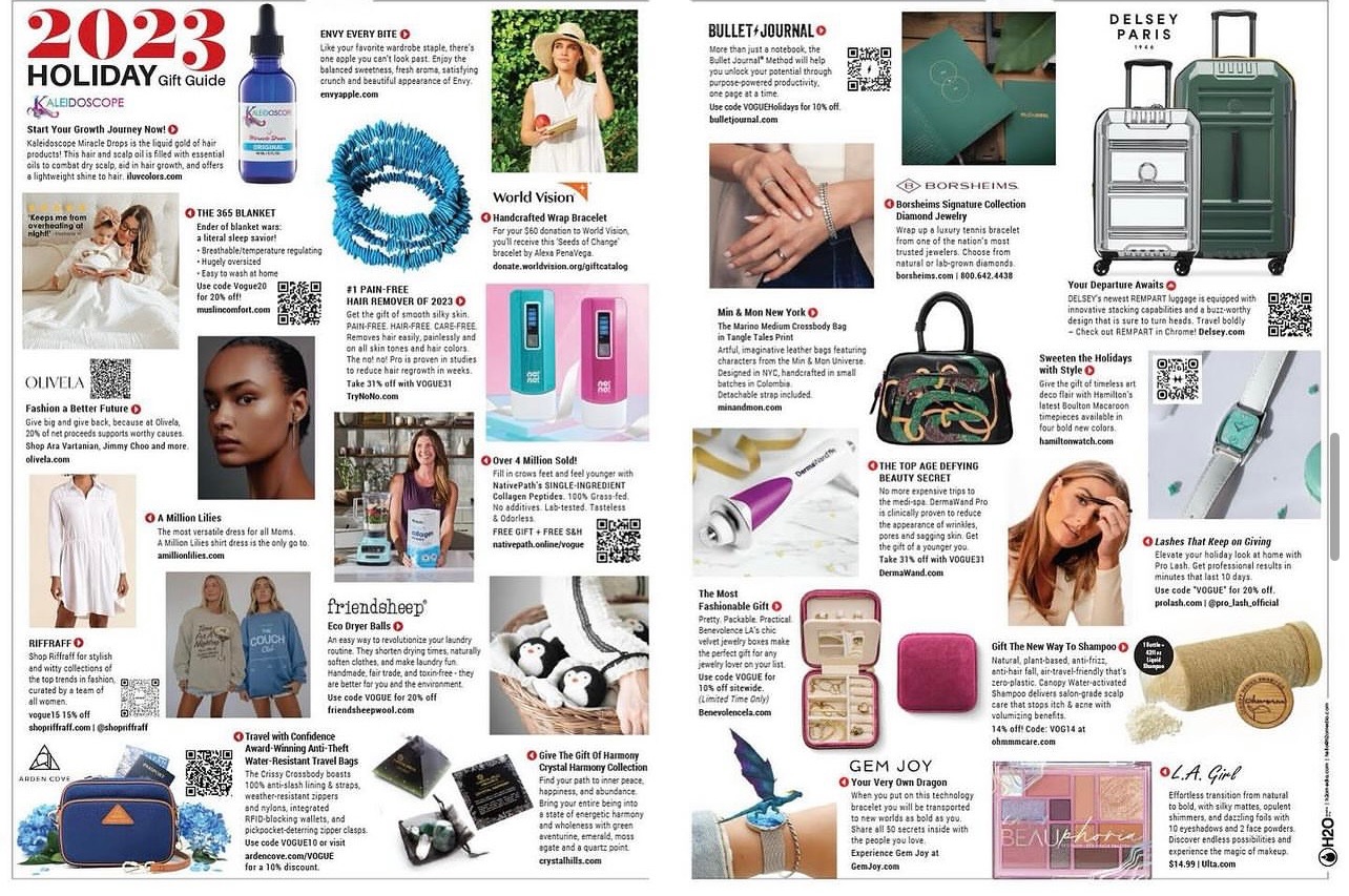 Crystal Hills Organics in Vogue Magazine