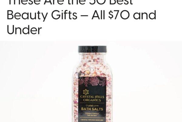 PopSugar features Crystal Hills Organics' Crystal Love Bath Salts