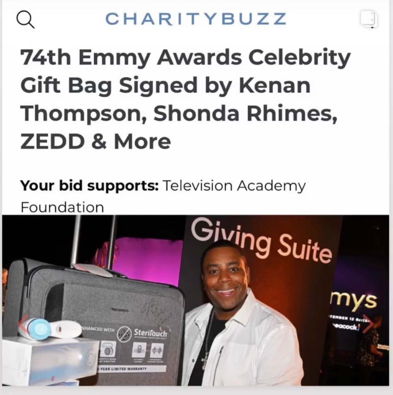 Charity Buzz