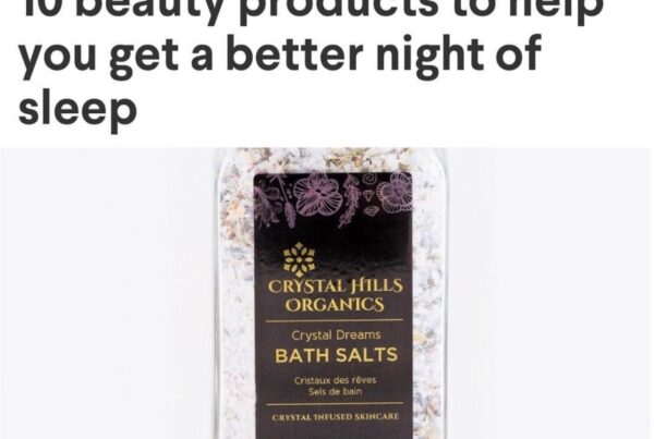 AOL features Crystal Hills Organics, Crystal Dreams Bath Salts