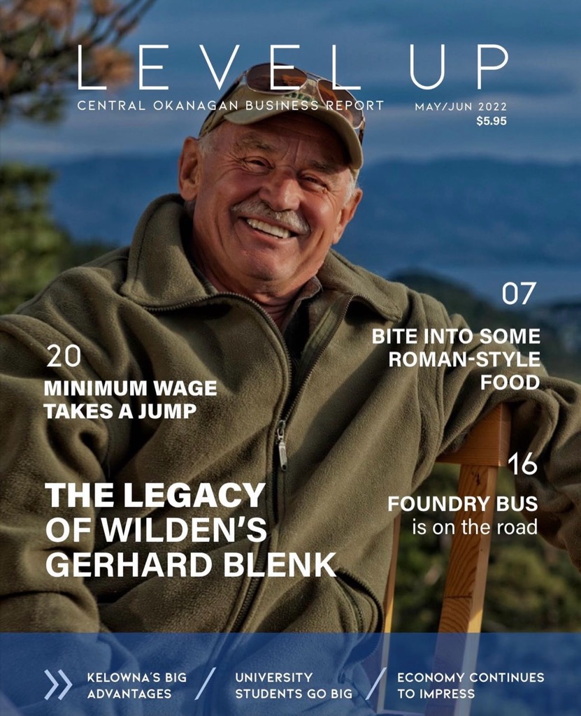 Andrea Barone and Crystal Hills Organics featured in Level Up Magazine