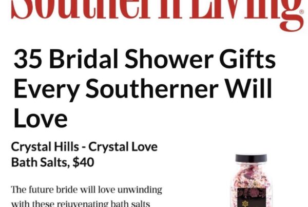 Southern Living features Crystal Hills Organics