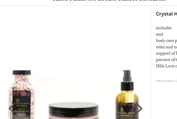 Hollywood Reporter features Crystal Hills Organics, Crystal Love Bath Salts